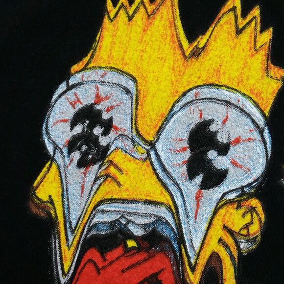 Dom Rebel Montreal Men's XL Black T Shirt Melt Domrebel Swarovski Elements Rare - Picture 6 of 10